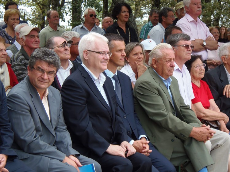 Edi Štifanić, Ivo Josipović, Valter Flego, Božo Štifanić i Miro Sošić (K. FLEGAR)