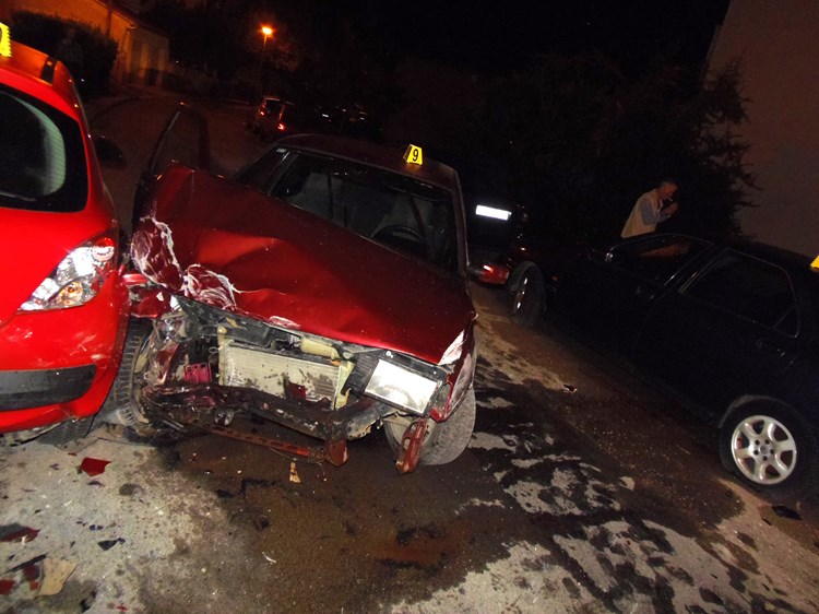 Prometna nesreća u ulici Bruna Kosa (T. TIDIĆ)