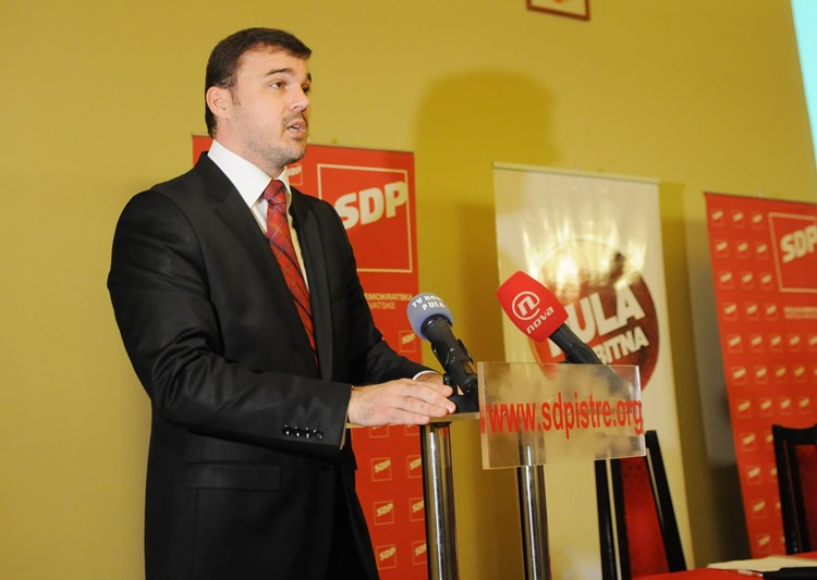 Danijel Ferić, predsjednik pulskog SDP-a (D. ŠTIFANIĆ)