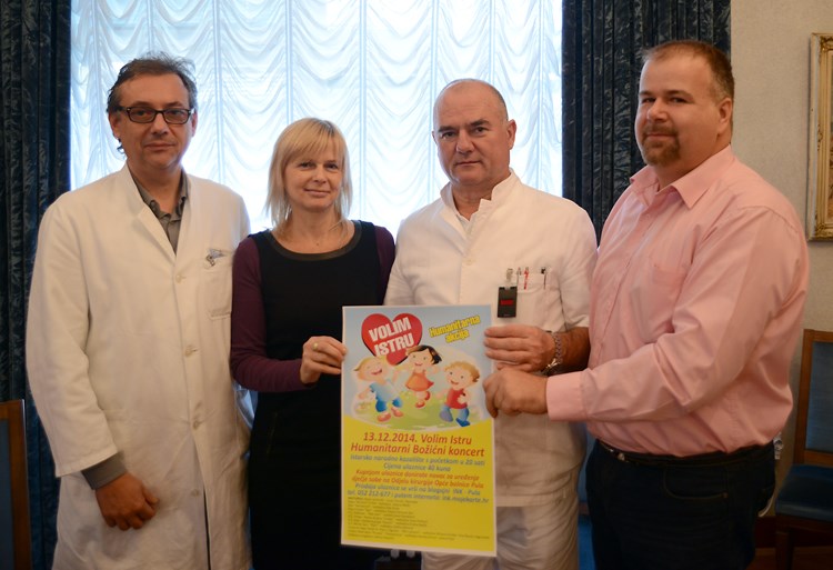 Dr. Ivica Fedel, Tatjana Tomaić, Dr. Edo Matošević i Zoran Tomaić (M. ANGELINI)