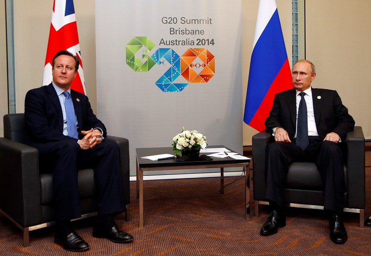 David Cameron i Vladimir Putin (Reuters)