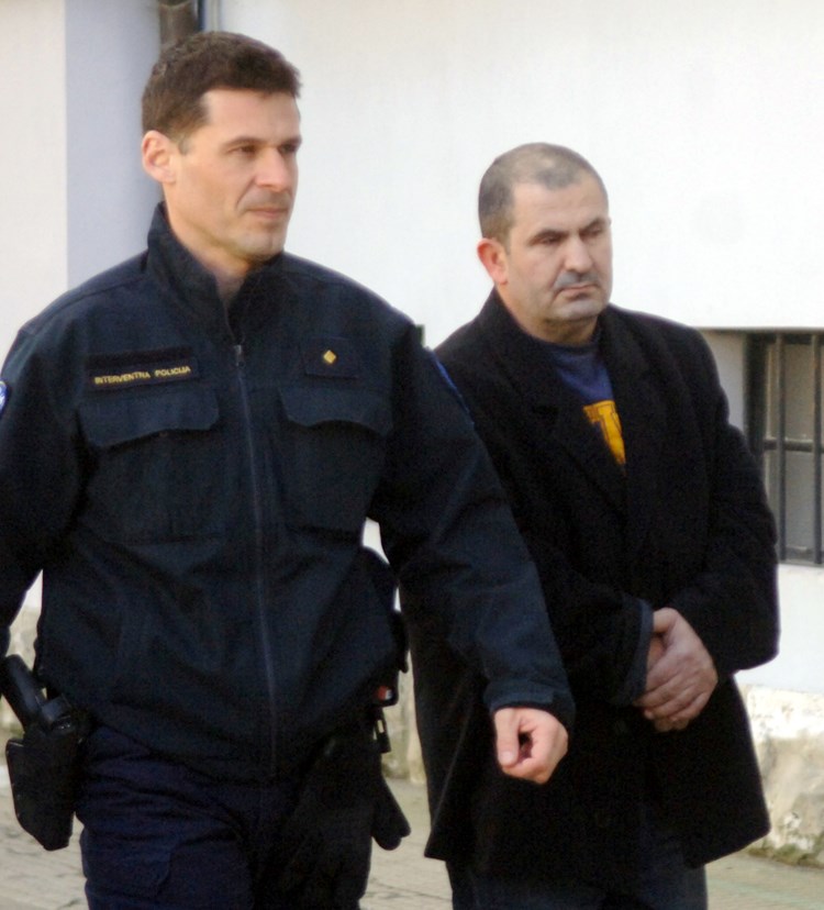 Privođenje Prena Markaja nakon uhićenja kod Bjelovara (M. SARDELIN/ARHIVA)