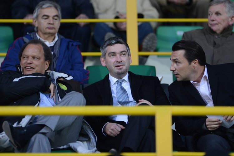 Michael Glover i Sead Karaselimović s pulskim gradonačelnikom Borisom Miletićem na "Drosini" (M. ANGELINI)