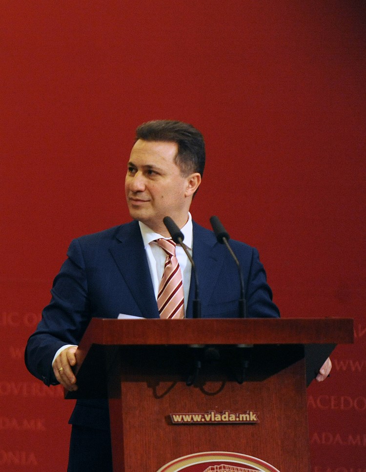 Makedonski premijer Nikola Gruevski (AFP)