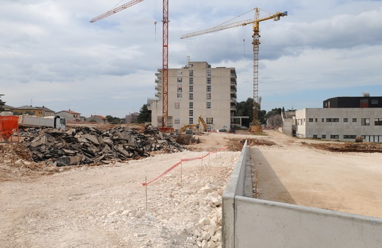 Gradilište nove bolnice u Puli (D. ŠTIFANIĆ)
