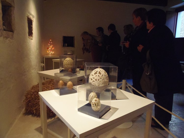 Izložba pod nazivom "Jaja i više…Non solo uova" postavljena je u prizemlju palače Portarol (Z. STRAHINJA)