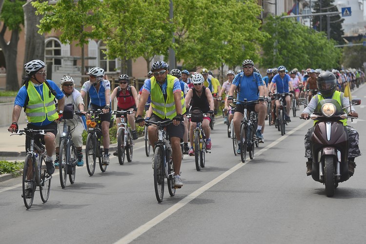 U Pulu je stiglo 270 biciklista (M. ANGELINI)