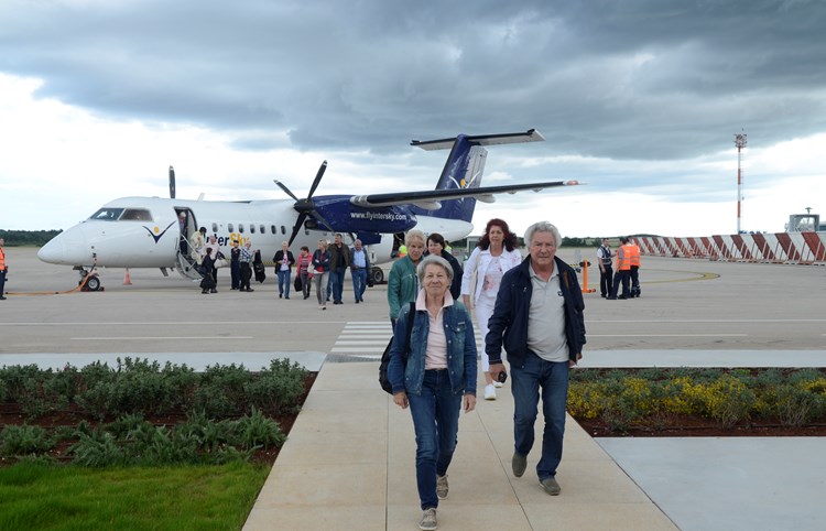 Zračna luka Pula bilježi pad prometa ponajviše zbog gubitka ruskih gostiju (D. ŠTIFANIĆ)