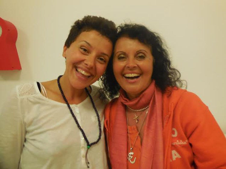 Certificirane instruktorice joge smijeha Roberta Ugrin i Valeria Fonzo Sangita (L. BAGAR)