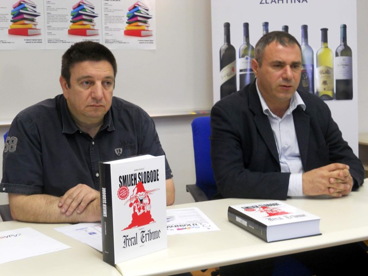 Treći sajam knjiga u Kanfanaru najavili su Dragan Ogurlić i Sandro Jurman (N. O. R.)