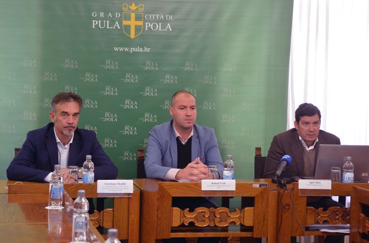 Giordano Škuflić, Robert Cvek i Igor Stari na predstavljanju novog projekta (N. LAZAREVIĆ)