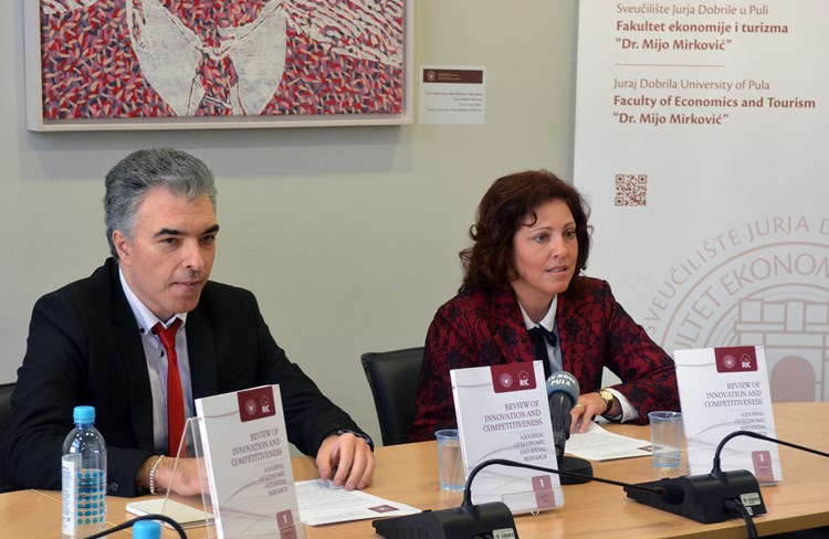 Prof. dr. Marinko Škare i dr. Danijela Križman Pavlović predstavili dva ugledna znanstvena časopisa (Neven LAZAREVIĆ)