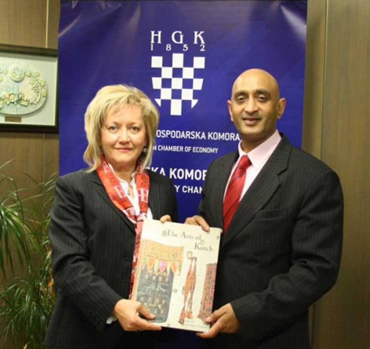 Veleposlanik Indije s predsjednicom Županijske komore Jasnom Jaklin Majetić