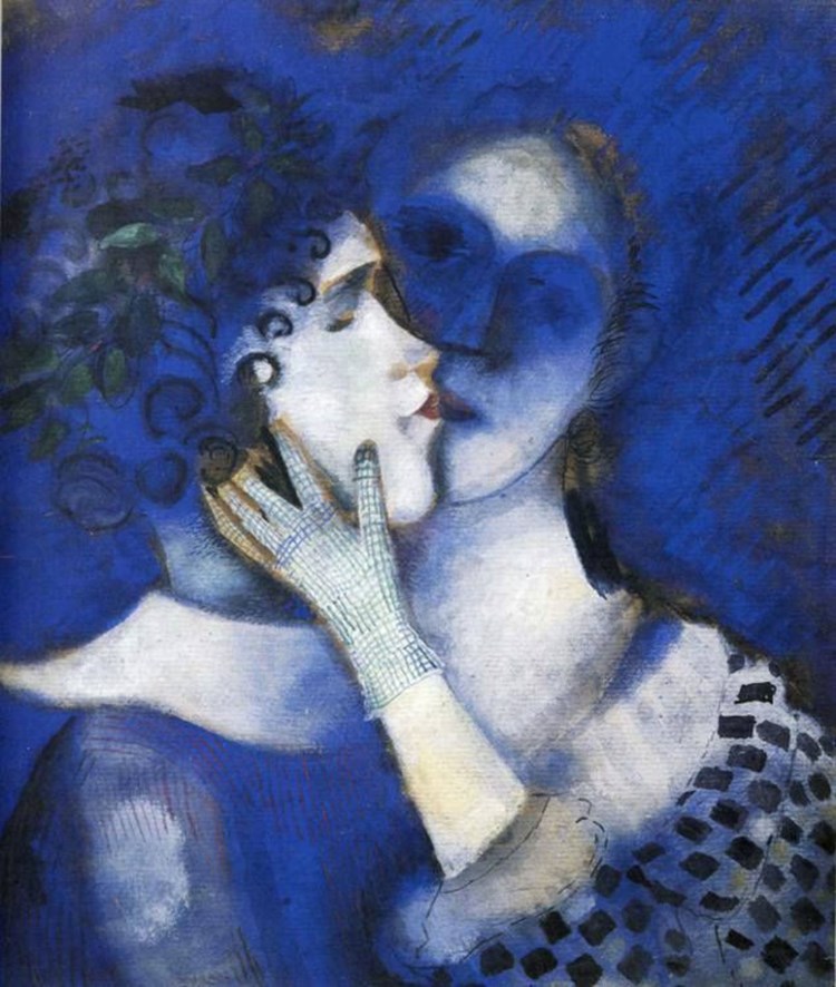 Marc Chagall - "Plavi ljubavnici"