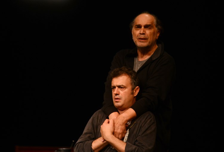 Veliki glumci: Voja Brajović i Sergej Trifunović u prizoru iz predstave