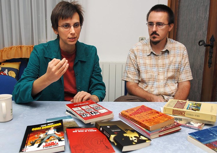 Spisateljsko-životni par Natalija Grgorinić i Ognjen Rađen (Arhiva)