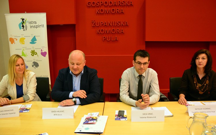 Nada Prodan Mraković, Siniša Miljević, Ivica Vrkić i Natalija Vugrinec na jučerašnjoj konferenciji za novinare (Neven LAZAREVIĆ)