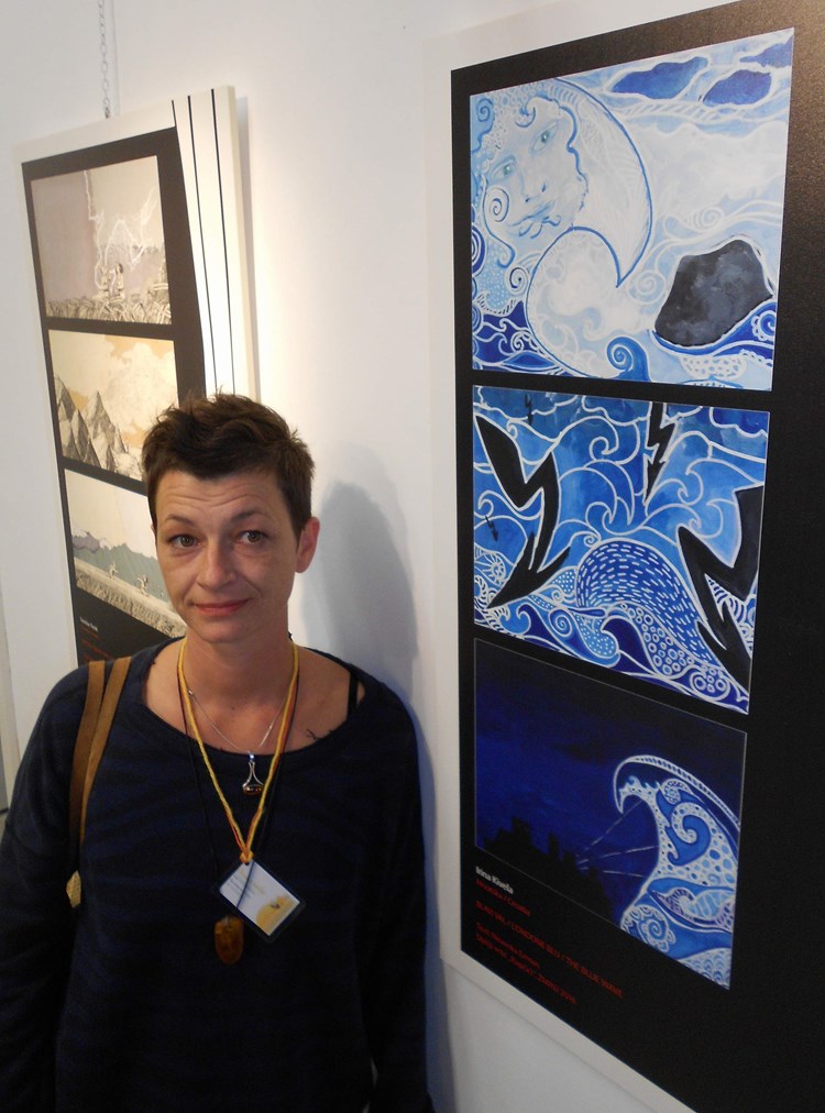 Irina Kivela, jedina sudionica Festivala slikovnica iz Istre