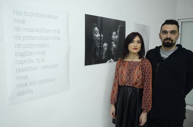 Autori "Vlastite" izložbe -Davor Vuković i Nives Galić (D. ŠTIFANIĆ)