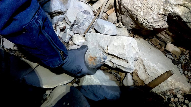 U Pazinskoj jami detoniran zaostali minobacački projektil (M. JEKIĆ)
