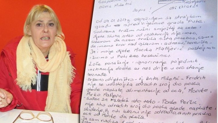 Sajma Matijević poslala je pismo medijima (Foto: Regional express)