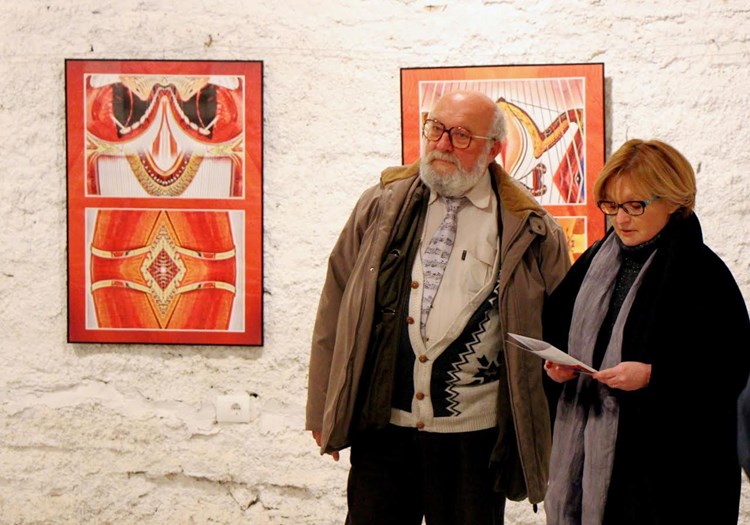 Branimir Turkalj i Lorella Limoncin Toth na otvaranju izložbe