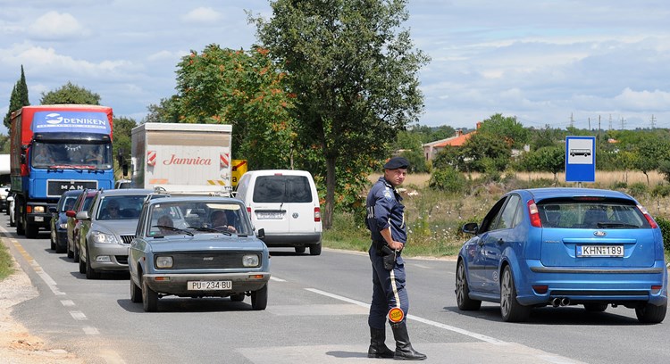 Policija je Vodnjansku cestu označila kao opasnu (Arhiva)
