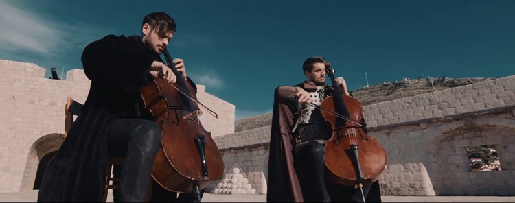 2CELLOS u spotu za pjesmu "Game of thrones", režija Darko Drinovac   