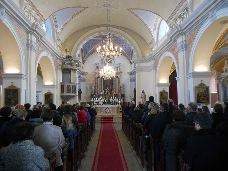 Svečana misa u povodu završetka reastauratorskih radova u Gračaškoj crkvi sv. Vida (Davor ŠIŠOVIĆ)