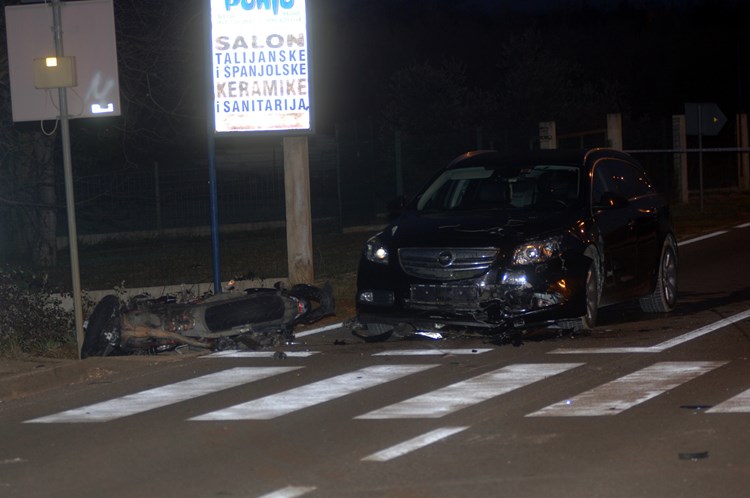 Motociklist poginuo na cesti Novigrad - Nova Vas (M. SARDELIN)