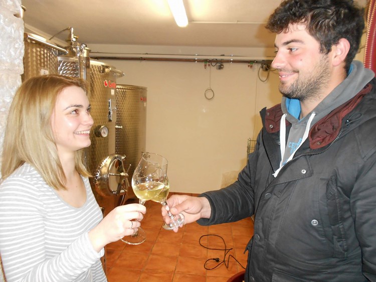 Lara i Marko Zgrablić, mladi vinski poduzetnici iz Svetog Petra u Šumi