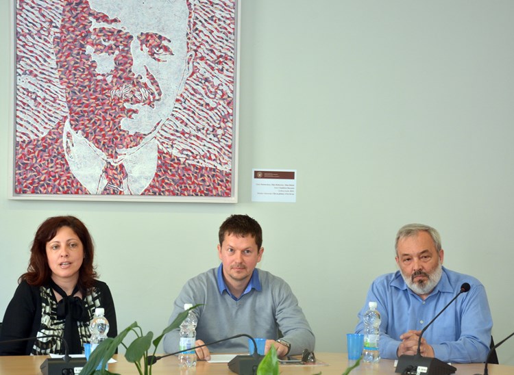 Okrugli stol najavili su dekanica Danijela Križman Pavlović i Sven Maričić (N. LAZAREVIĆ)