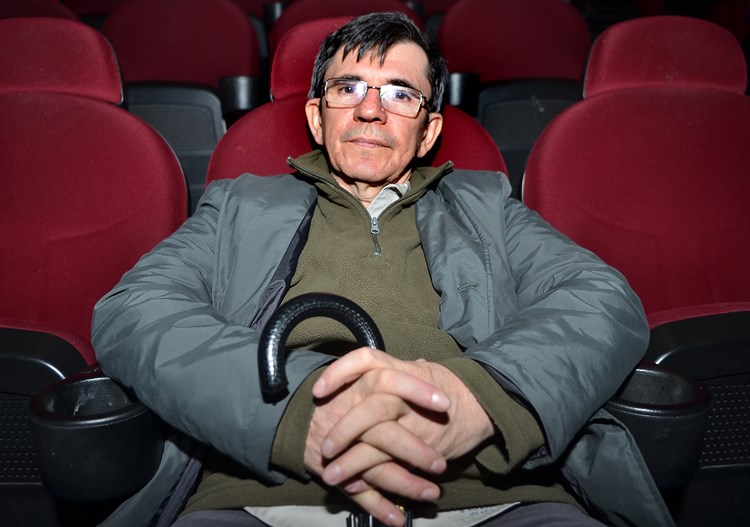 Slavko Štimac je u kinu Valli predstavio svoj novi film redatelja "Ime:  Dobrica, prezime: nepoznato" (D. Memedović)