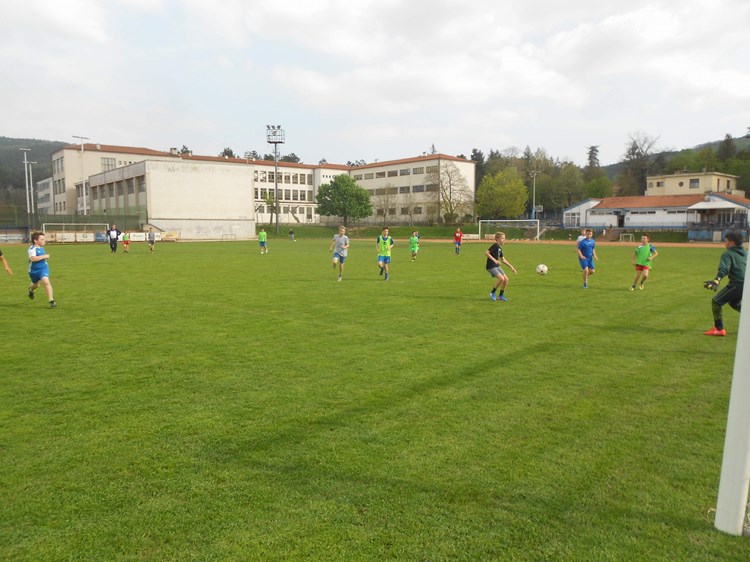 Mladi igrači NK "Pazinka" na treningu (M. RIMANIĆ)