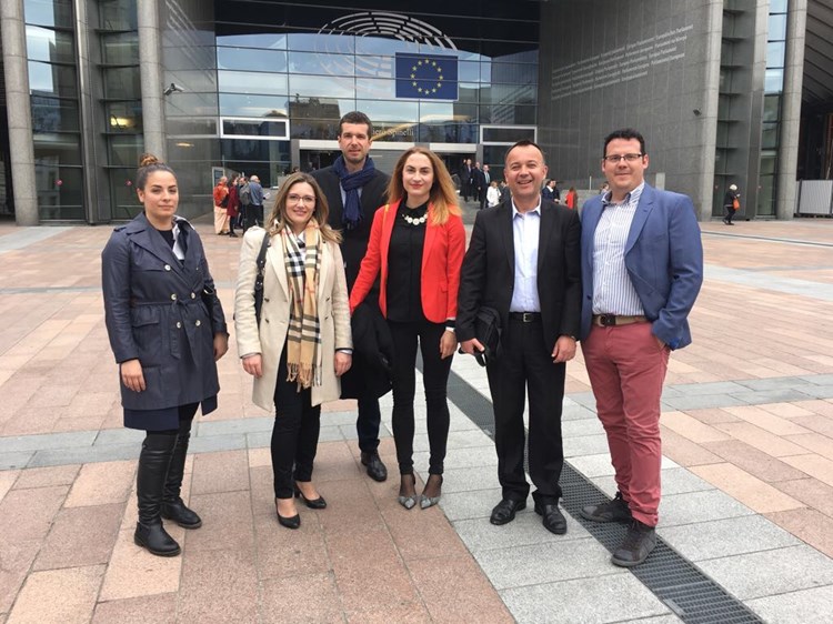Direktor IDA-e Boris Sabatti i njegovi suradnici u radnom posjetu Bruxellesu