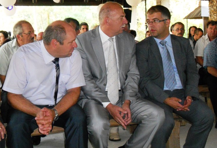 Marino Roce, Rodoljub Lalić i Vedran Grubišić - svečana sjednica Općinskog vijeća Kršana