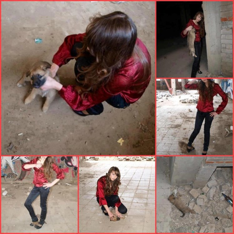 Mučne fotografije mlade djevojke kako maltretira i na kraju ubija malo štene (Facebook)
