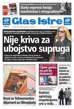 Glas Istre: utorak, 20. ožujak 2012.