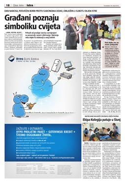 Glas Istre: ponedjeljak, 26. ožujak 2012. - stranica 18