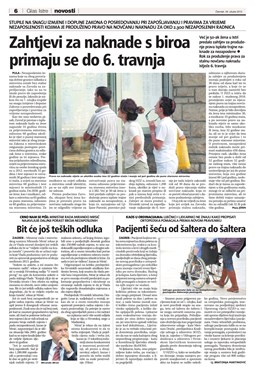 Glas Istre: četvrtak, 29. ožujak 2012. - stranica 6