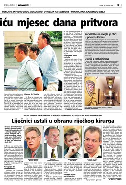 Glas Istre: subota, 19. kolovoz 2006. - stranica 5