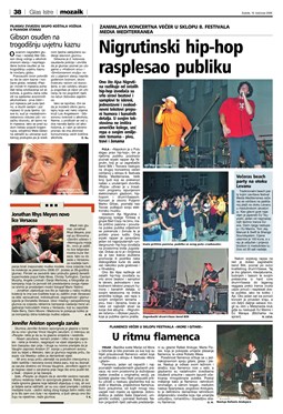 Glas Istre: subota, 19. kolovoz 2006. - stranica 38