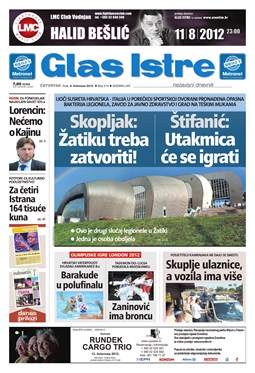 Glas Istre: četvrtak, 9. kolovoz 2012.
