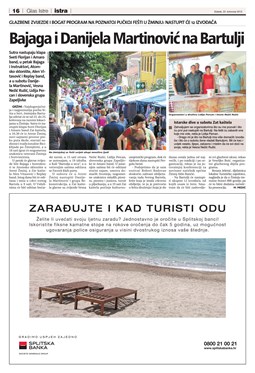 Glas Istre: srijeda, 22. kolovoz 2012. - stranica 16
