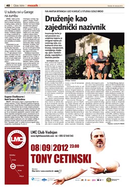 Glas Istre: četvrtak, 30. kolovoz 2012. - stranica 40