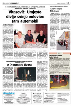 Glas Istre: nedjelja, 27. kolovoz 2006. - stranica 47
