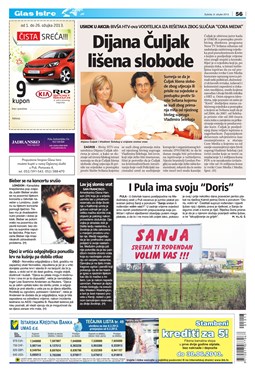 Glas Istre: subota, 9. ožujak 2013. - stranica 56
