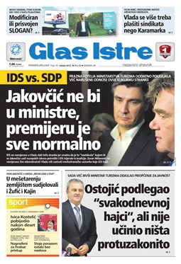 Glas Istre: ponedjeljak, 11. ožujak 2013.