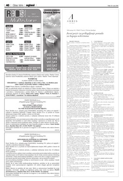 Glas Istre: petak, 29. rujan 2006. - stranica 39