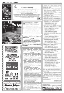 Glas Istre: nedjelja, 1. listopad 2006. - stranica 39